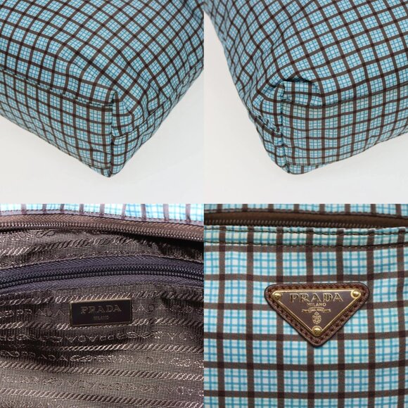 PRADA Hand Bag Nylon 2way Light Blue B2600G Auth 80981V - Picture 15 of 15